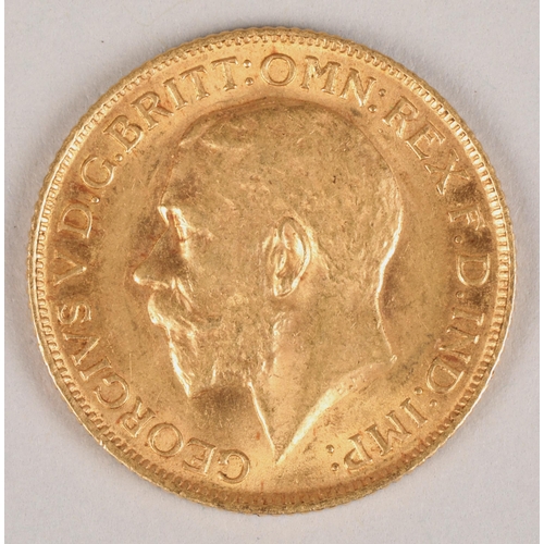 137 - George V gold sovereign 1914.