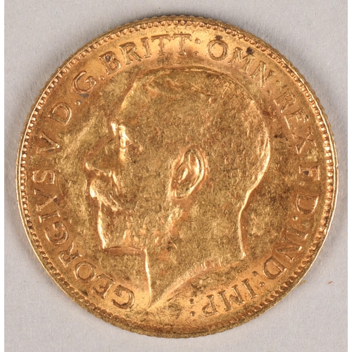 152 - George V gold half sovereign 1913.