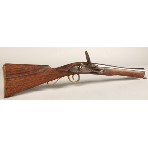 261 - 18th century Tower flintlock blunderbuss, 68cm long