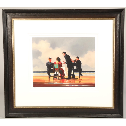 422 - Jack Vettriano OBE (Scottish born 1951) , framed limited edition print, signed lower right, 