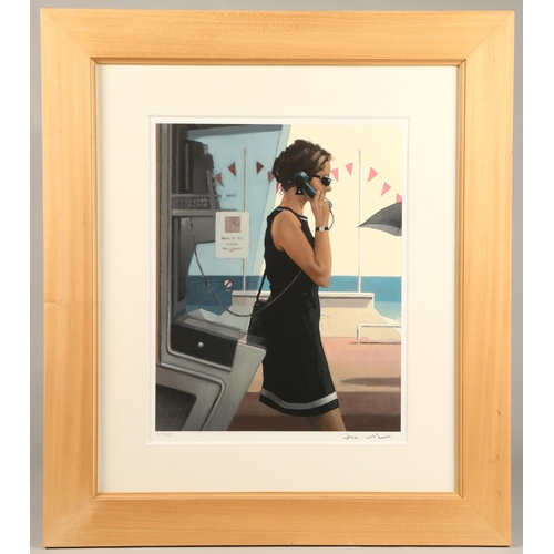 417 - Jack Vettriano OBE  (Scottish born 1951), framed limited edition print, signed lower right , 