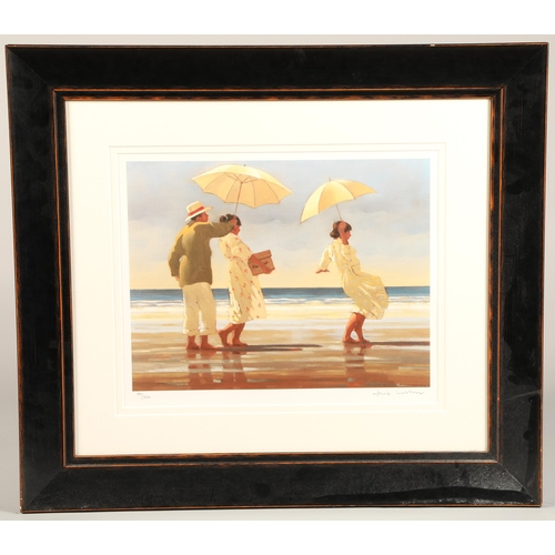 410 - Jack Vettriano (Scottish born 1951) , framed print, signed , 