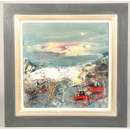 392 - Nael Hanna (Scottish/Iraqi born 1959) ARR, framed oil on board, signed, 