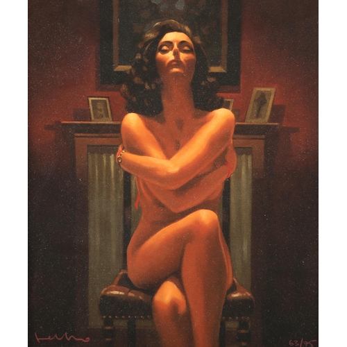 413 - Jack Vettriano OBE, (Scottish born 1951, framed limited edition print, signed lower left, 