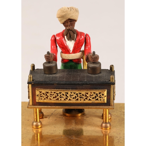 277 - A 19th century Little Conjurer Musical Automaton, in the form of a small bearded man standing behind... 