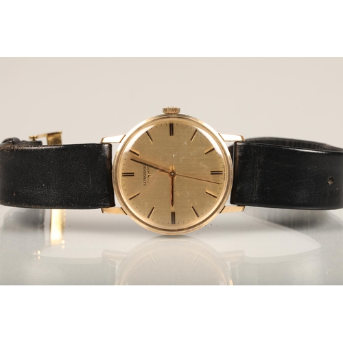 268 - Gents 9ct gold cased Longines wristwatch with champagne dial and seventeen jewel calibre 6942 moveme... 