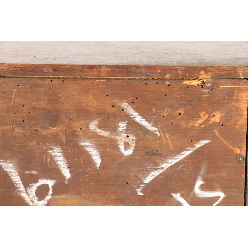 376 - Scottish apprentice mahogany chest of drawers, late 19th century, the four short drawers flanking de... 