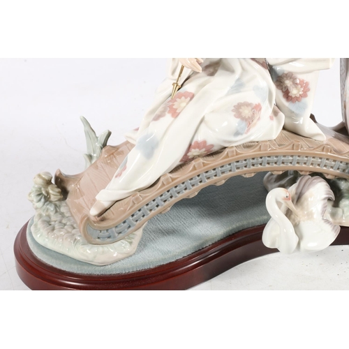 Lladro figurine, 'Springtime in Japan', of two Geishas on