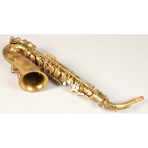 320 - The Imoliana by Martin Alto Saxophone Elkharfind, further  stamped 55319, in soft case