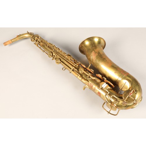 320 - The Imoliana by Martin Alto Saxophone Elkharfind, further  stamped 55319, in soft case