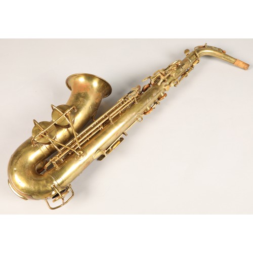 320 - The Imoliana by Martin Alto Saxophone Elkharfind, further  stamped 55319, in soft case