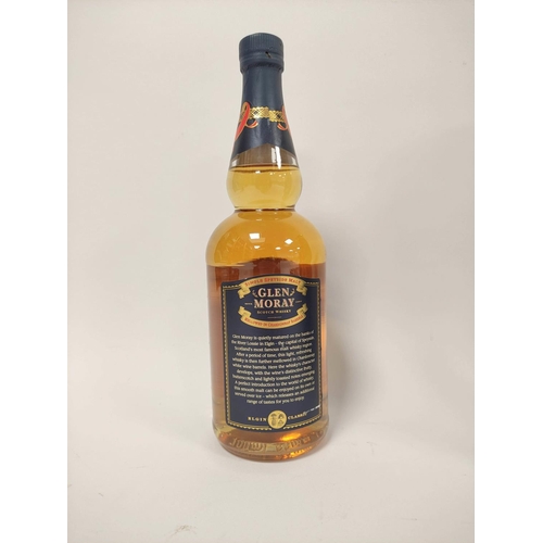 1 - Glen Moray single Speyside malt Scotch whisky, 70cl, 40% vol, tubed, with The Famous Grouse smoky bl... 