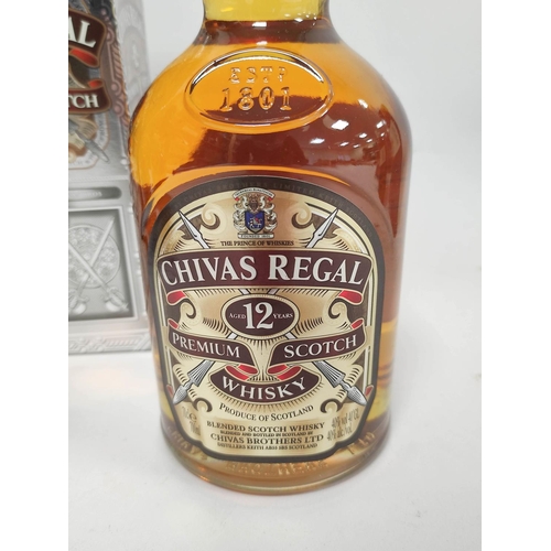 16 - Two bottles of Chivas Regal 12 years old premium Scotch blended whisky, 70cl, 40% vol, boxed. (2)