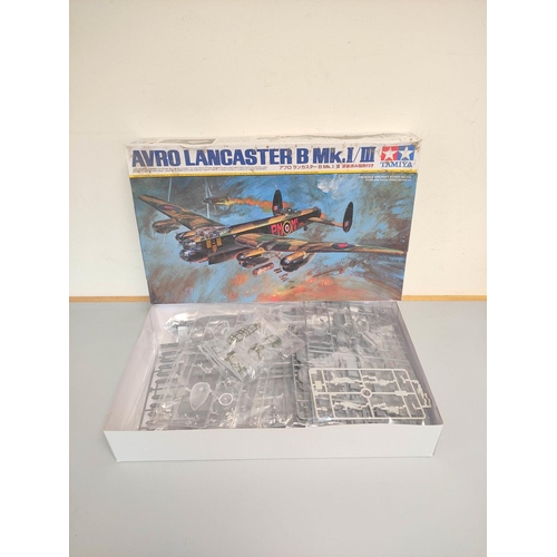 115 - Tamiya. Boxed 1:48 scale Avro Lancaster model aircraft construction kit No.112.  ... 