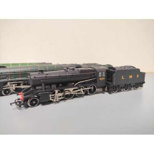 262 - Hornby. Three locomotives and tenders comprising of a Class P2 2-8-2 2001 