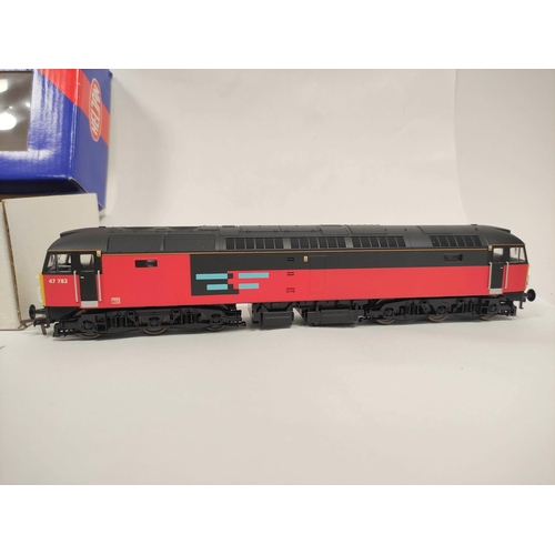 268 - Heljan. 00 gauge Class 47 Co-Co diesel loco RES red No. 47782 (M-BM) Ref 4621.