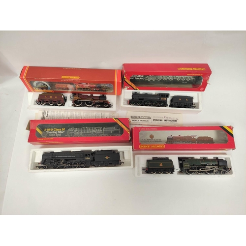 270 - Hornby Railways. Four 00 gauge locomotives to include a Class 4P 4-4-0 Compound 1000 in LMS Maroon (... 