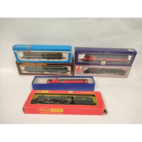 272 - Six boxed 00 gauge locomotives to include a Lima L205120 Class 5 Crab 2-6-0 42700 in BR black with e... 