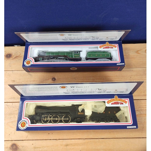 283 - Bachmann Branchline. Two boxed 00 gauge locomotives and tenders to include a Class V2 2-6-2 4801 in ... 