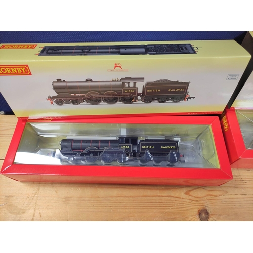 285 - Hornby Railways. Two boxed 00 gauge locomotives and tenders to include a Class B12/3 4-6-0 61556 in ... 