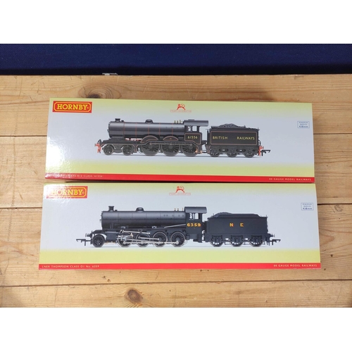 285 - Hornby Railways. Two boxed 00 gauge locomotives and tenders to include a Class B12/3 4-6-0 61556 in ... 