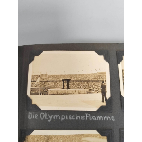 382 - 1930s German photograph collection housed within a Berlin 1936 Olympics album folder. The first thre... 