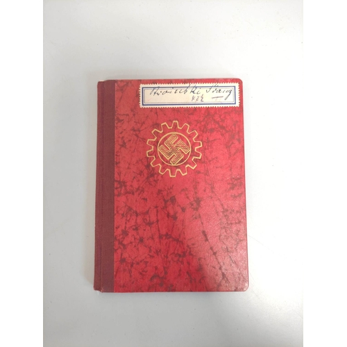 383 - German Third Reich collectables to include an Ehren Chronik (honour chronicle), a postcard album, tw... 