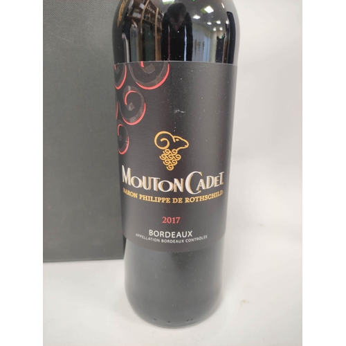 6 - Mouton Cadet 2017 Bordeaux by Baron Philippe De Rothschild, 75cl, 13% vol, with associated box.