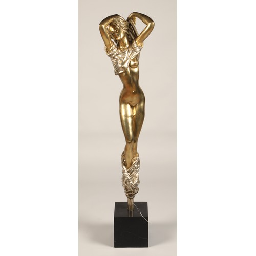 249 - Don Alberto Carlos, large polished bronze figure