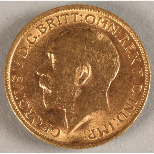 140 - George V gold sovereign 1912.