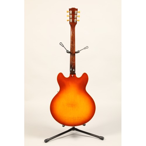 310 - Gibson ES-335 TD guitar, circa 1965, stamped on the back of the headstock 350035, with further orang... 