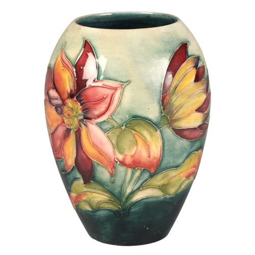 Moorcroft floral vase, (Heavily restored) 11.5cm height