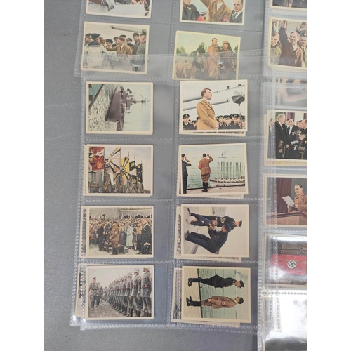 384 - German Third Reich cigarette cards to include examples by Constantin, Josetti and others with scenes... 