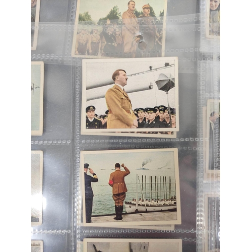 384 - German Third Reich cigarette cards to include examples by Constantin, Josetti and others with scenes... 