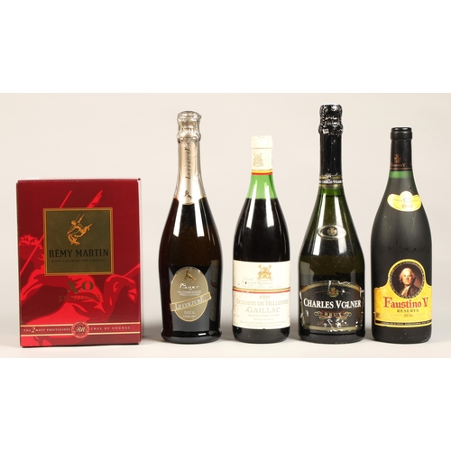 299 - Charles Volner Brut Bland de Blancs, 75 cl, 11%; Pianer Le Colture, Prosecco, 75 cl, 11% vol; Domain... 