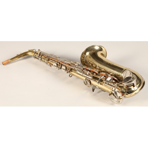 319 - King Cleveland Alto Saxophone, stamped King Cleveland 613 USA on the bell, further stamped 770209, i... 