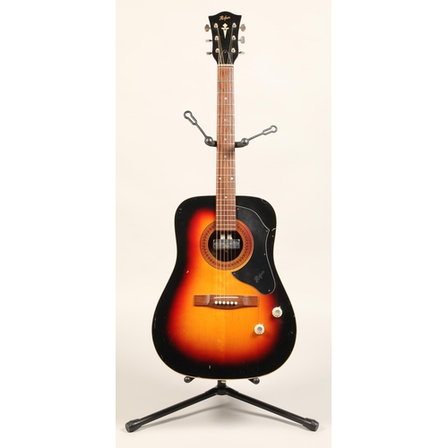 323 - Hofner Western Jumbo 5155, electric acoustic guitar, with Hofner pick up, Hofner on headstock (repai... 