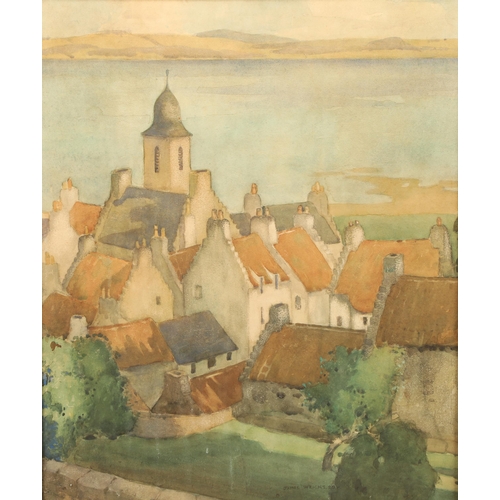 507 - James Wright R.S.W (Scottish 1885-1947), gilt framed watercolour, signed, 