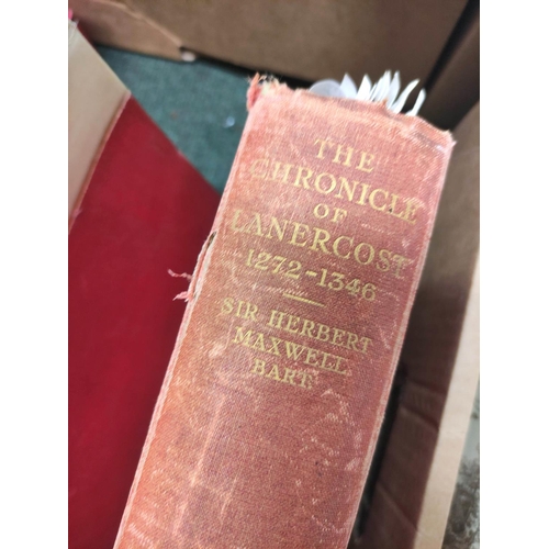 128 - MAXWELL SIR HERBERT.  The Chronicle of Lanercost. Two ltd. ed. copies nos. 28/100 & 37/100. Illu... 