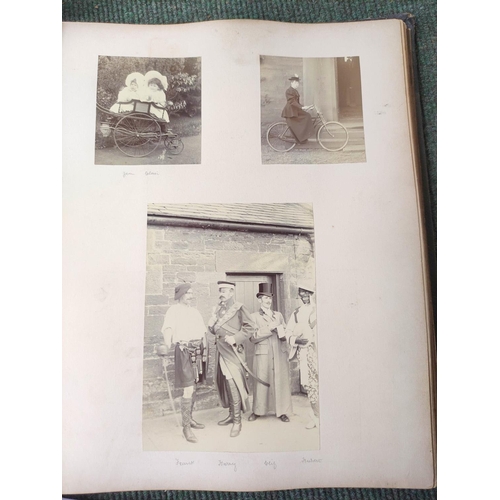 153 - Lee Family.  Four photograph, scrap & cuttings albums, 1870's-1950's incl. local & equestria... 