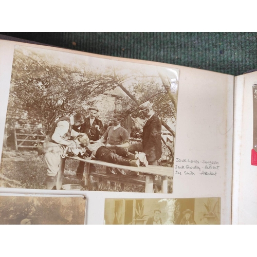 153 - Lee Family.  Four photograph, scrap & cuttings albums, 1870's-1950's incl. local & equestria... 