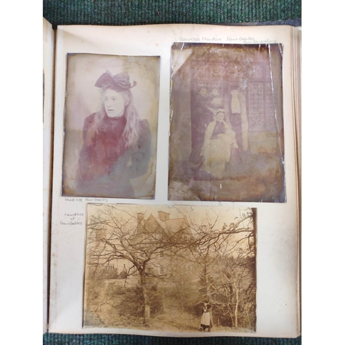 153 - Lee Family.  Four photograph, scrap & cuttings albums, 1870's-1950's incl. local & equestria... 