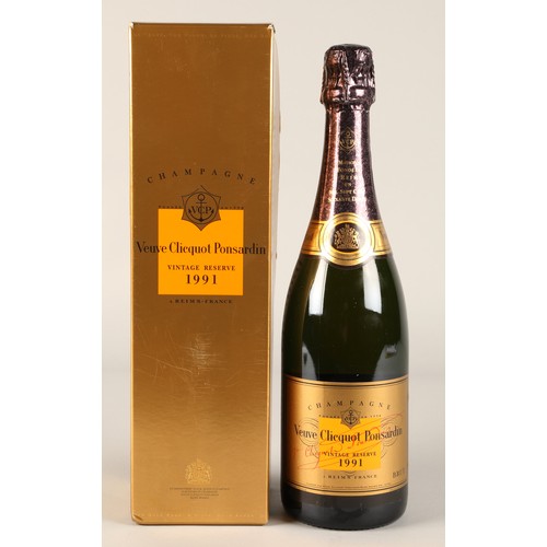 292 - Veuve Clicquot Ponsardin, Vintage reserve, 1991, 750 ml, 12% vol, in box