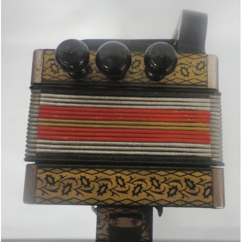 381 - Hohner of Germany 'Vienna' melodeon, probably model 114, 16cm x 34cm.