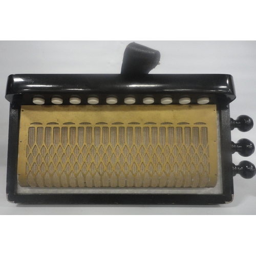 381 - Hohner of Germany 'Vienna' melodeon, probably model 114, 16cm x 34cm.