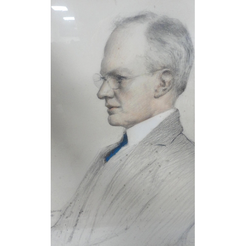 326 - James Paterson RSW RSA RWS (Scottish, 1854 - 1932)Portrait of The Right Hon J Parker Smith (of Jorda... 