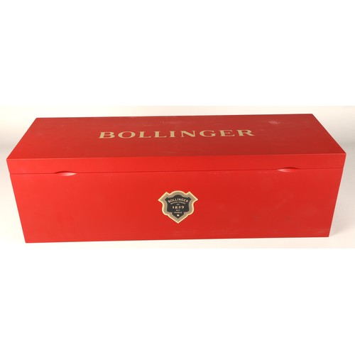 291 - Bollinger Salmanazar 9 litre, labelled 'Champagne Bollinger Special Cuvee 9L-12% vol in red box