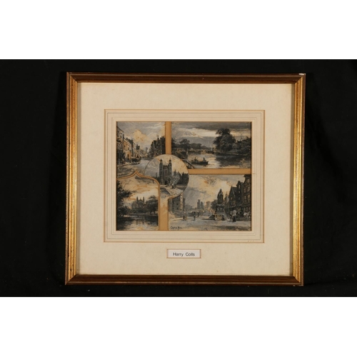 366 - HARRY COLLS (fl. 1878-1890) Windsor and Eton College Watercolour, unsigned, attribution to mount, 16... 