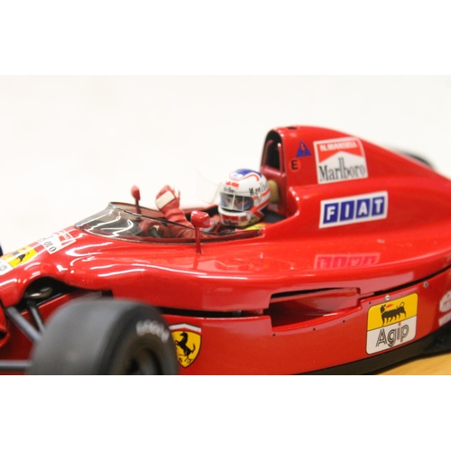 1019 - Danbury Mint 1275 The Nigel Mansell Ferrari 641/2, a replica of the legendary car driven to victory ... 