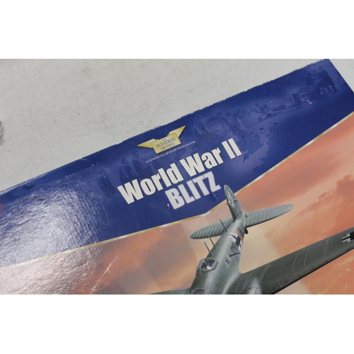 1024 - Corgi The Aviation Archive 1:72 scale AA99127 World War II Blitz three plane set with Heinkel He 111... 